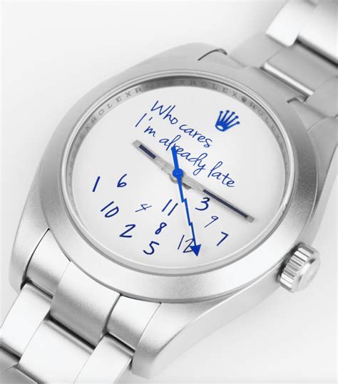 Who Cares I'm Already Late Rolex: A MAD Paris x Colette Collab.